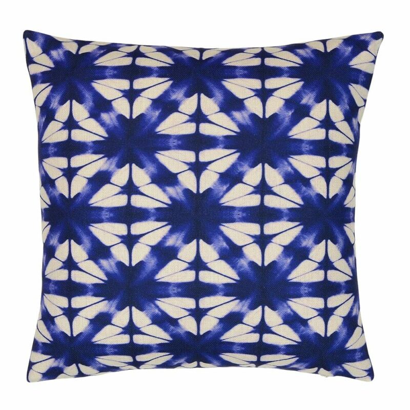 Network Ink Cushion Cover - 45cm x 45cm - SC666-45 Photo of 45cm x 45cm kaleidoscope inspired cushion cover in china blue and white colours
