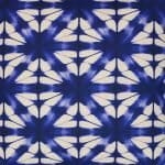 Close up of 45cm x 45cm kaleidoscope patterned cushion cover made of cotton linen blend