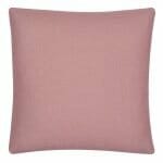 Image of plain blush pink cushion cover in 45cm x 45cm size