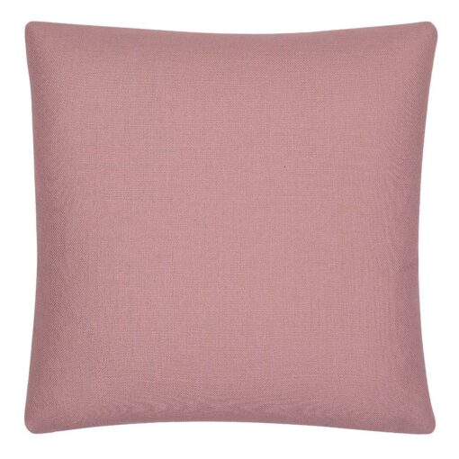 Image of plain blush pink cushion cover in 45cm x 45cm size
