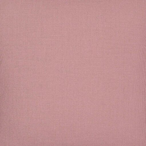 Close up image of blush pink cushion cover in 45cm x 45cm size