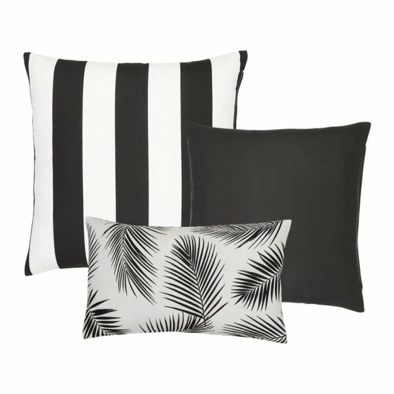 Otama Black And White 3 Outdoor Cushion Cover Collection