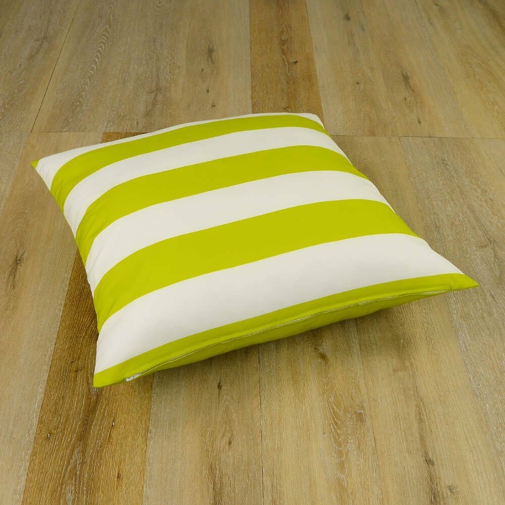 Buy Otama Striped Waterproof Green Outdoor Floor Cushion Cover 70cm x