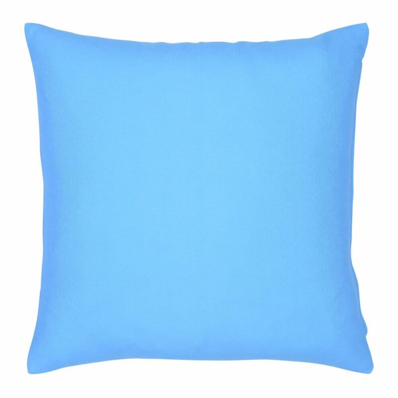 Otama Waterproof Blue Outdoor Cushion Cover - 45cm x 45cm - SC698-45 A waterproof outdoor cushion cover that is blue solid colour on both sides.