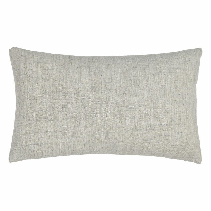 Danbury Stone Linen Cushion Cover - 30cm x 50cm SC520-30 Image of rectangular cushion made of stone coloured linen material