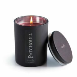 Cruelty-free and vegan soy candle made in Australia with patchouli scent