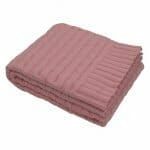 Radiant pink couch throw made of 100% cotton 150x130