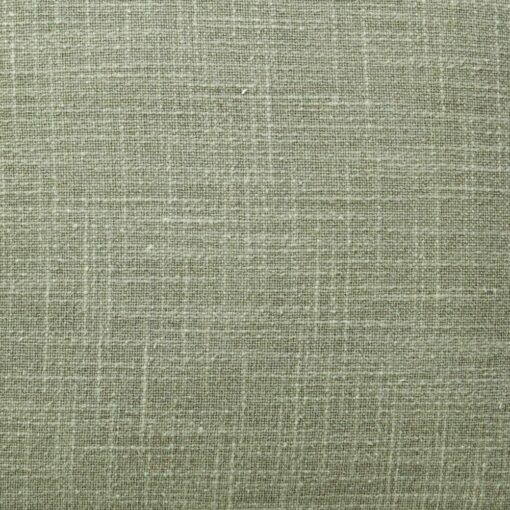Close up image of grey green sand blasted cotton cushion cover