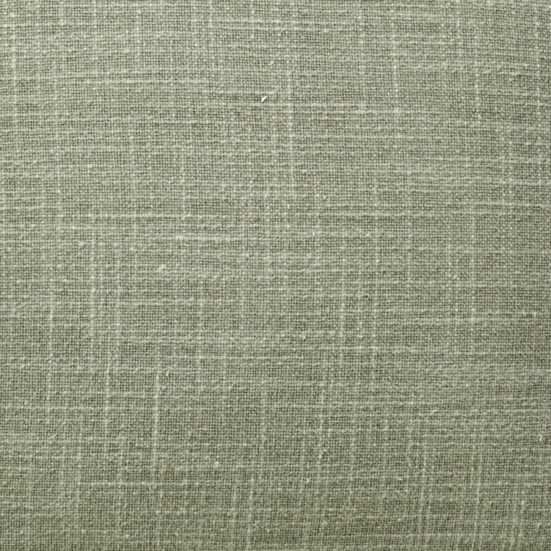 Close up image of grey green sand blasted cotton cushion cover