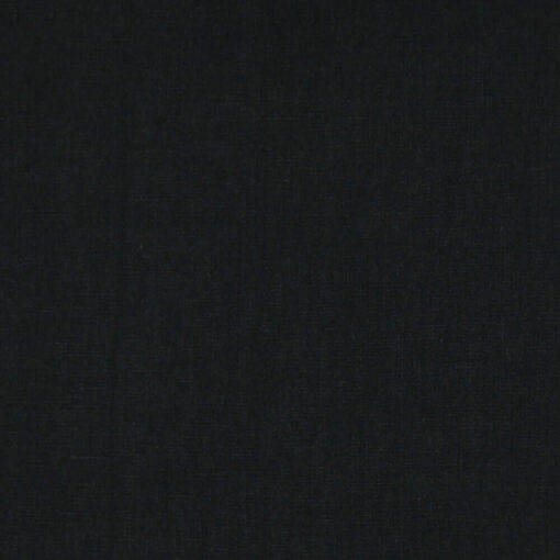 Linen cushion cover in black colour