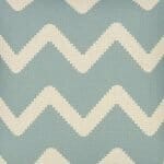 Closer look at a Cushion in Square shape with Baby Blue Chevron - 45x45cm