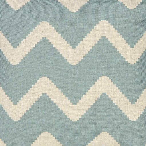 Closer look at a Cushion in Square shape with Baby Blue Chevron - 45x45cm
