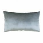 Photo of silver velvet linen rectangular cushion