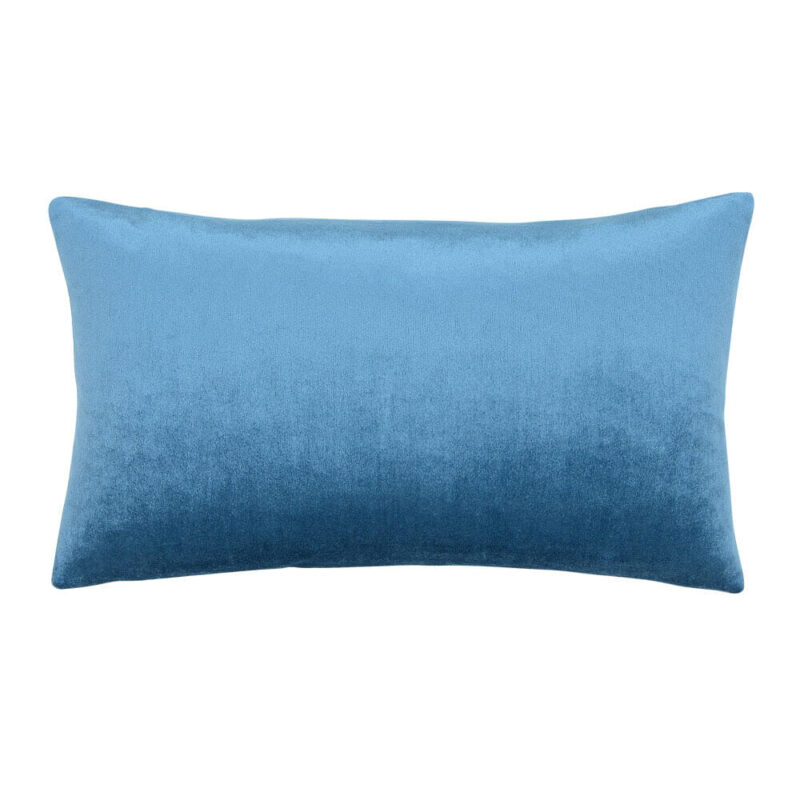 Sky Blue Velvet Linen Rectangular Cushion Cover - 30cm x 50cm - SC790-30