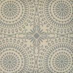 Close up of light sage coloured Mandala cushion cover in 45cm x 45cm size