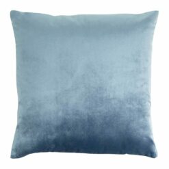 square Velvet cushion Cover in Ocean Blue colour.