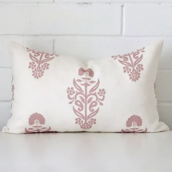 Ali Linen Light Pink Cushion Cover - Rectangle