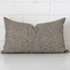Vibrant floral cushion cover constructed from designer fabric and shown in a rectangle size.