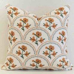 Amora Floral Scallop Cushion Cover