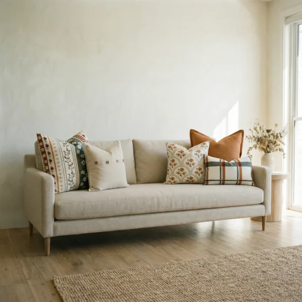 Amora Ginger Sofa Cushions Set – 5 Covers