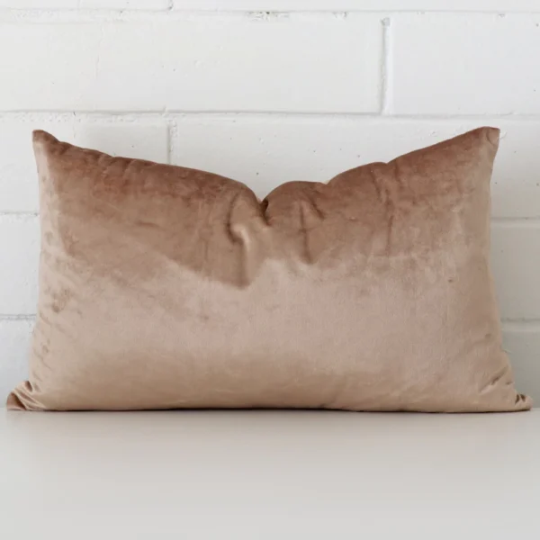 Champagne Velvet Cushion Cover  - Rectangle