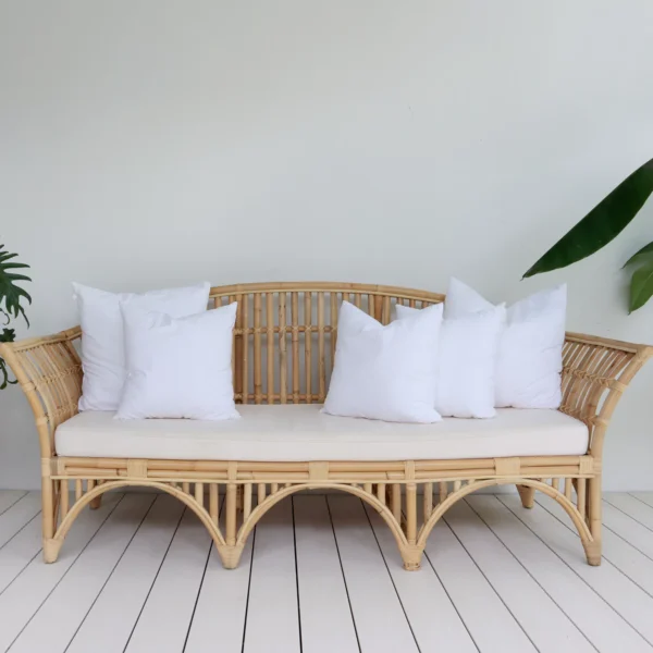 5 cushion inserts in an outdoor setting.