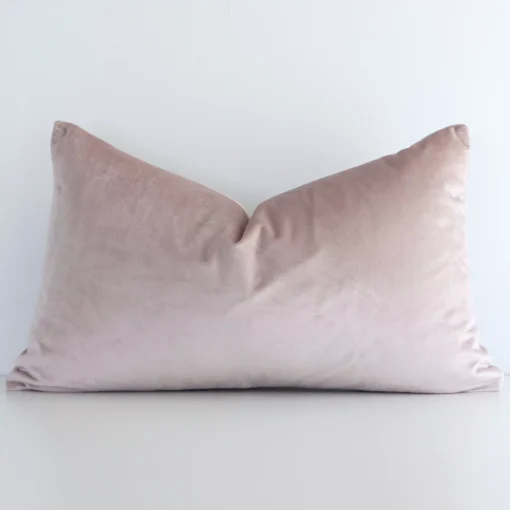 dusty-pink-velvet-linen-rectangular-cushion-cover---30cm-x-50cm---sc508-30 A gorgeous velvet rectangle cushion in dusty pink. It has an eye-catching solid colour design.