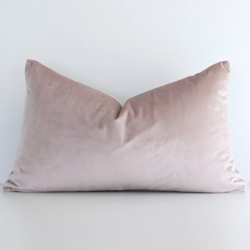 dusty-pink-velvet-linen-rectangular-cushion-cover---30cm-x-50cm---sc508-30 A gorgeous velvet rectangle cushion in dusty pink. It has an eye-catching solid colour design.