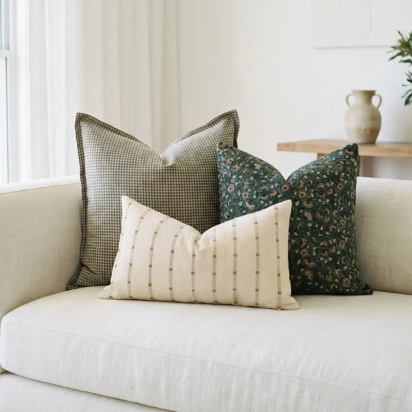Eden Couch Cushions Set - 3 Designer Covers