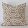 A graceful large cushion that is made from a durable designer fabric.