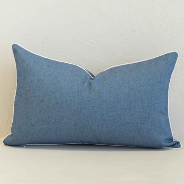 Horizon Waterproof Blue Outdoor Cushion Cover – Rectangle