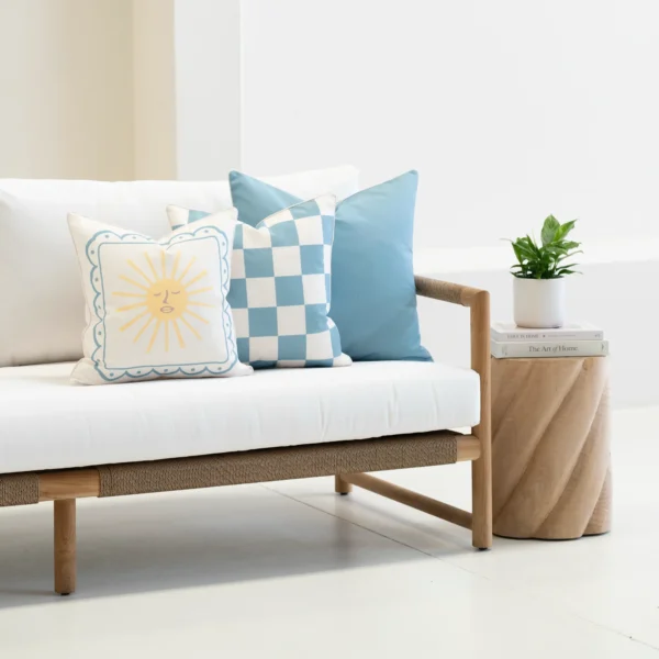 Isla Aqua Outdoor Couch Cushions Set - 3 Covers