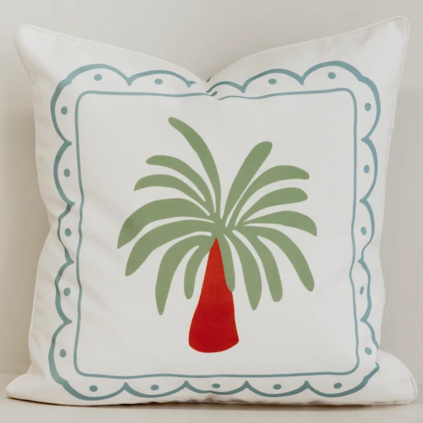 Isla Palm Waterproof Outdoor Cushion Cover