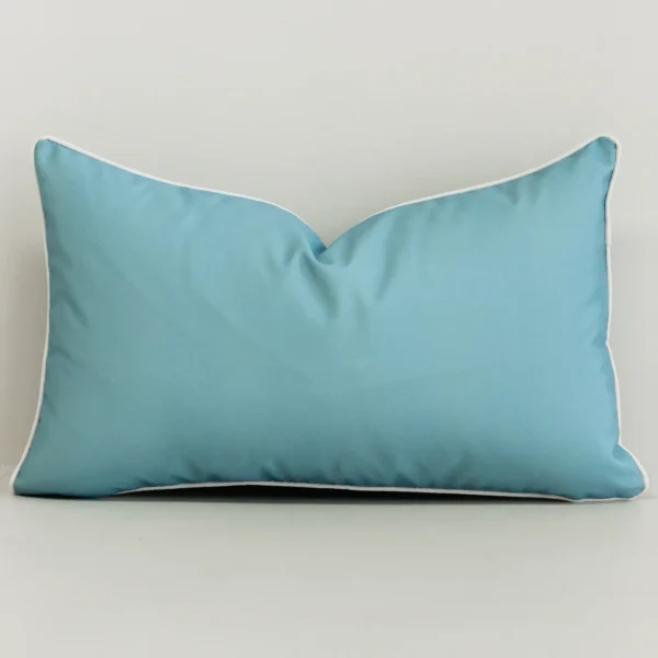 Isla Waterproof Aqua Outdoor Cushion Cover - Rectangle