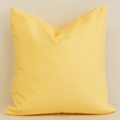 Isla Waterproof Lemon Yellow Outdoor Cushion Cover - Large