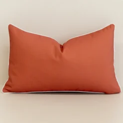 Isla Waterproof Red Outdoor Cushion Cover - Rectangle