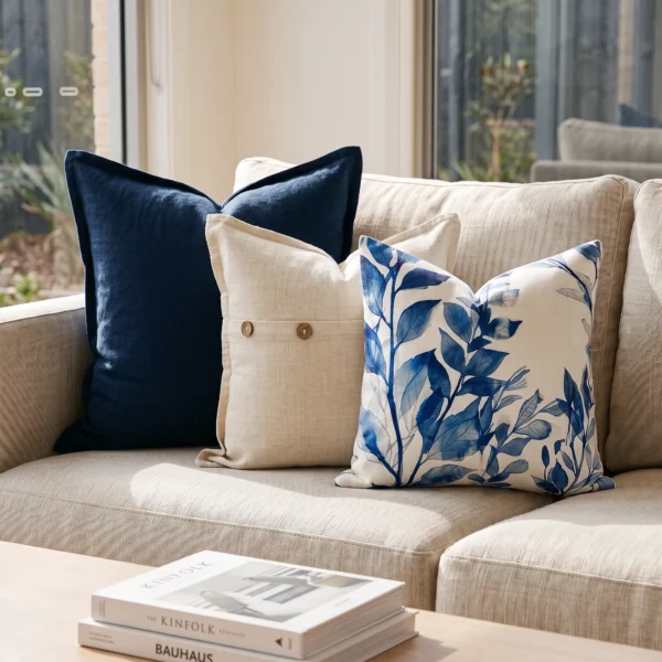 Jouy Couch Cushions Set - 3 Covers