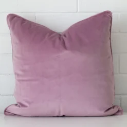 A graceful large lavender cushion with a TYPE style on durable FABRIC fabric.