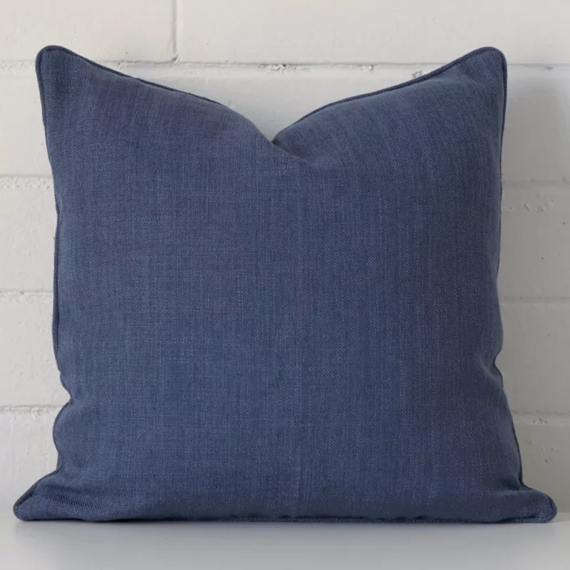 meriden-royal-blue-cushion-cover-45cm-x-45cm-sc803-45 A graceful square royal blue cushion with on durable linen fabric.