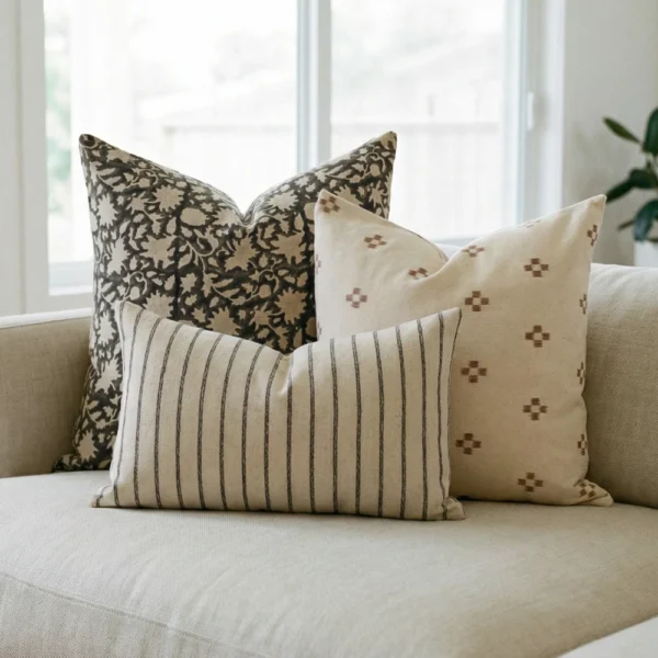 Nellie Couch Cushions Set - 3 Designer Covers