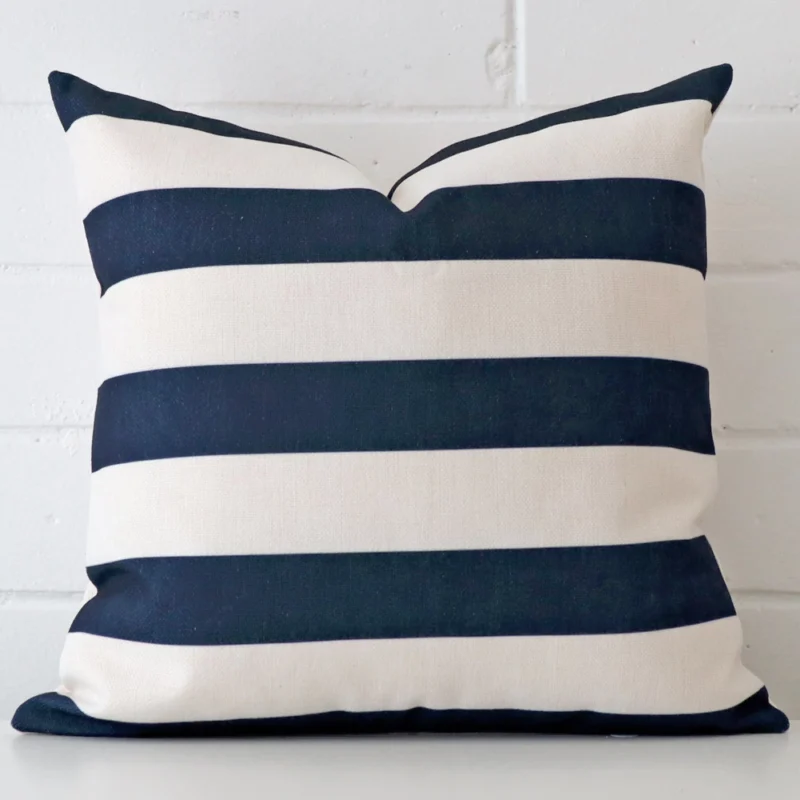 new-england-stripe-cushion-cover-45cm-x-45cm-sc623-45 A superior linen cover yielding a striped style and in a classy square size.