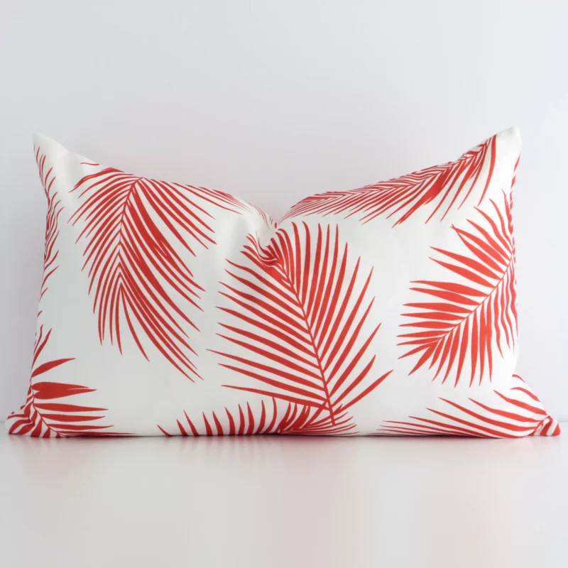 otama-palm-waterproof-rectangular-red-outdoor-cushion-cover---rectangle---sc720-30 Gorgeous outdoor rectangle cushion in a red palm print colour. It has a charming style.