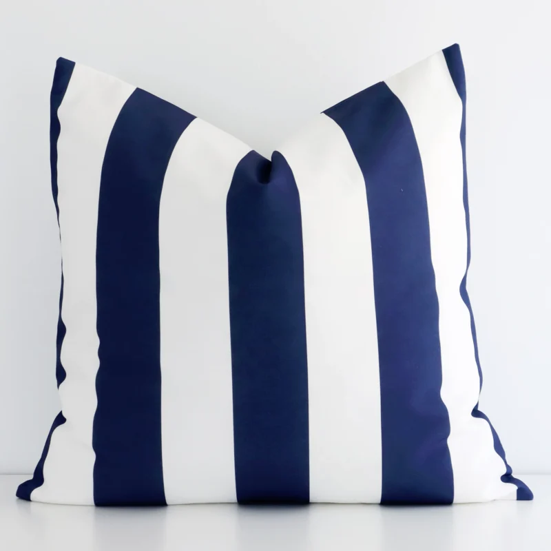 otama-striped-waterproof-navy-large-outdoor-cushion-cover---large---sc713-55 Charming navy outdoor cushion cover in a stylish large size with navy stripe colouring.