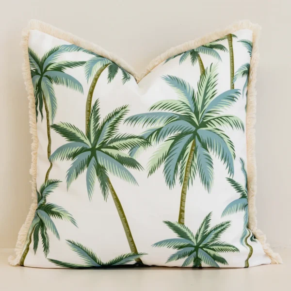 Palmera Waterproof Palm Leaf Outdoor Cushion Cover