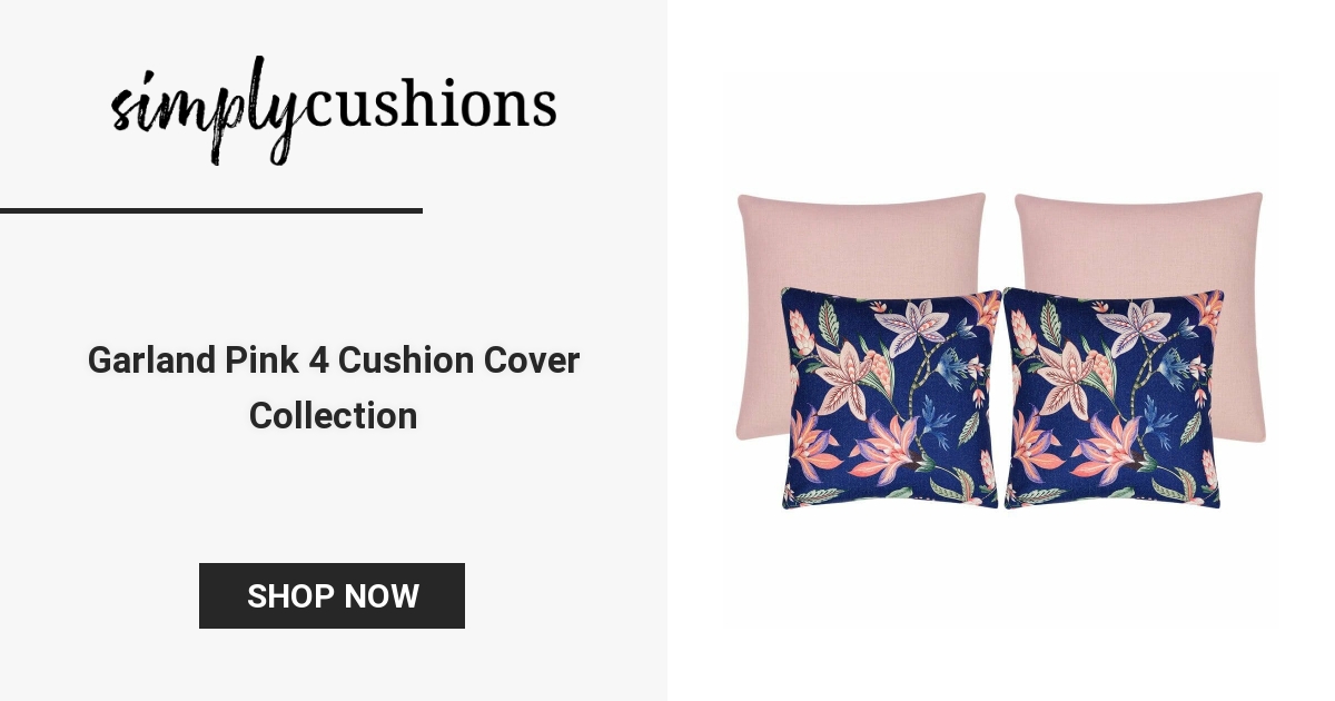 Garland Pink 4 Cushion Cover Collection