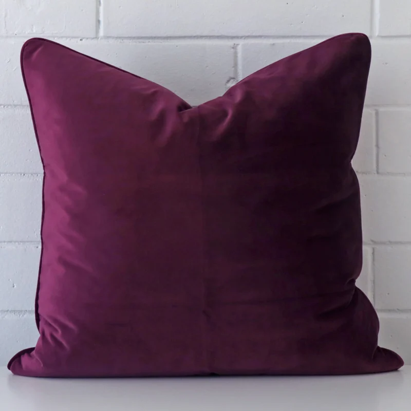 plum-purple-velvet-cushion-cover-55cm-x-55cm-sc428-55b Gorgeous velvet cushion in a purple colour.
