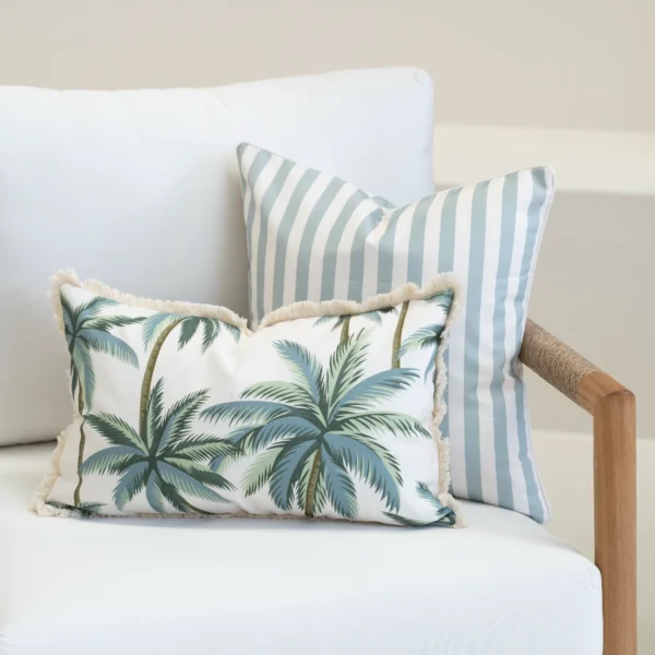 Palmera Waterproof Palm Leaf Outdoor Cushion Cover - Rectangle