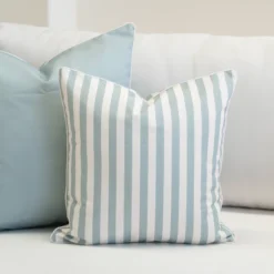 Stonebay Seafoam Waterproof Striped Outdoor Cushion Cover