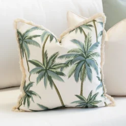 Palmera Waterproof Palm Leaf Outdoor Cushion Cover