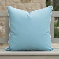 Isla Waterproof Aqua Outdoor Cushion Cover - Large